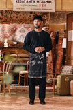 The Akar Kita Men Baju Melayu Teluk Belanga - Navy