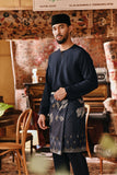 The Akar Kita Men Baju Melayu Teluk Belanga - Navy