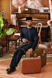 The Akar Kita Men Baju Melayu Teluk Belanga - Navy