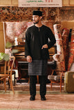 The Akar Kita Men Baju Melayu Teluk Belanga - Black