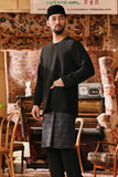 The Akar Kita Men Baju Melayu Teluk Belanga - Black