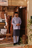 The Akar Kita Men Baju Melayu Teluk Belanga - Denim Blue