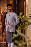 The Akar Kita Men Baju Melayu Teluk Belanga - Denim Blue