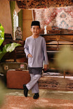 The Akar Kita Baju Melayu Teluk Belanga - Denim Blue