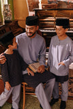 The Akar Kita Men Baju Melayu Teluk Belanga - Denim Blue