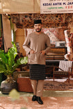 The Akar Kita Men Baju Melayu Teluk Belanga - Silver Mink