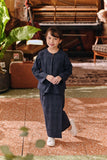 The Akar Kita Folded Skirt - Nature Navy