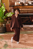 The Akar Kita Kebaya Top - Dark Burgundy