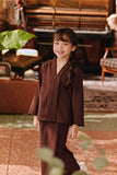 The Akar Kita Kebaya Top - Dark Burgundy