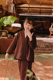 The Akar Kita Kebaya Top - Dark Burgundy