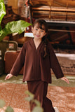 The Akar Kita Kebaya Top - Dark Burgundy