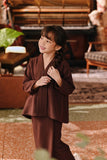 The Akar Kita Kebaya Top - Dark Burgundy