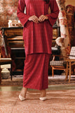 The Akar Kita Women Folded Skirt - Ruby Harvest