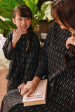 The Akar Kita Kedah Blouse Top - Black Harvest