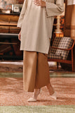 The Akar Kita Women Folded Skirt - Latte