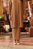 The Akar Kita Women Folded Skirt - Latte