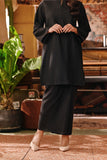 The Akar Kita Women Folded Skirt - Black Dash