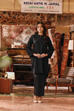 The Akar Kita Women Kurung Riau Top - Black Dash