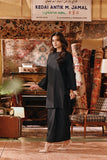 The Akar Kita Women Kurung Riau Top - Black Dash