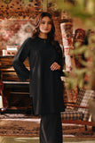 The Akar Kita Women Kurung Riau Top - Black Dash