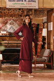 The Akar Kita Women Folded Skirt - Burgundy