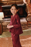 The Akar Kita Kebaya Top - Burgundy