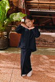 The Akar Kita Kebaya Top - Navy