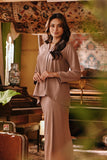 The Akar Kita Women Kebaya Top - Mahogany Rose