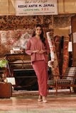 The Akar Kita Women Kebaya Top - Mauve Taupe