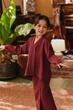 The Akar Kita Kebaya Top - Burgundy