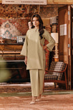 The Akar Kita Women Kurung Riau Top - Pale Olive