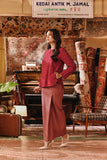 The Akar Kita Women Kedah Blouse Top - Ruby Harvest