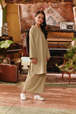 The Akar Kita Kurung Riau Top - Pale Olive