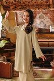 The Akar Kita Kurung Riau Top - Pale Olive