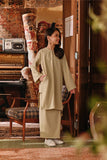 The Akar Kita Kurung Riau Top - Pale Olive