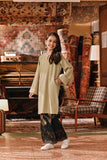 The Akar Kita Kurung Riau Top - Pale Olive