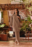 The Akar Kita Women Kurung Riau Top - Silver Mink