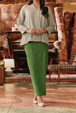 The Akar Kita Women Folded Skirt - Greenflux