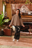 The Akar Kita Kedah Blouse Top - Silver Mink