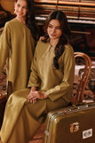 The Akar Kita Women Kedah Blouse Top - Butter Olive