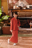 The Akar Kita Kebaya Top - Mandarin Red