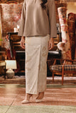 The Akar Kita Women Jacquard Skirt - Creme Glow