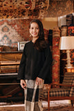 The Akar Kita Kedah Blouse Top - Black