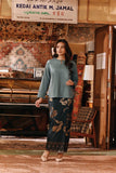 The Akar Kita Women Jacquard Skirt - Emerald Glow