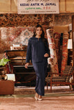 The Akar Kita Women Kedah Blouse Top - Nature Navy