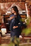 The Akar Kita Women Kedah Blouse Top - Nature Navy