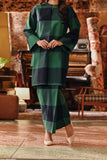 The Akar Kita Women Folded Skirt - Green Square