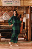 The Akar Kita Women Kurung Riau Top - Green Square