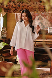 The Akar Kita Women Kebaya Top - Off White