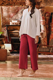 The Everyday Women Palazzo 3.0 - Maroon